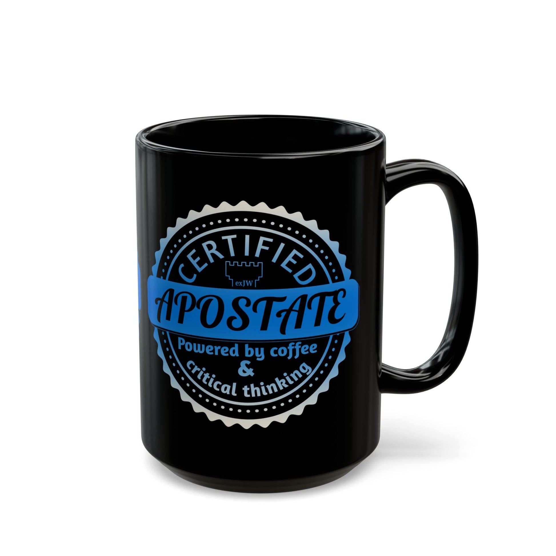 Certified Apostate Mug, Ex JW Coffee Cup, Cult Survivor Gift Printify