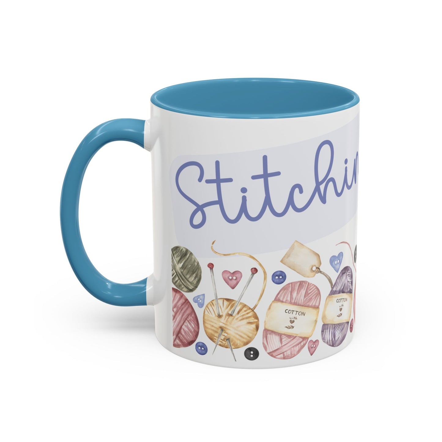 Stitching Mama Coffee Mug, Gift for Sewing Mom, Sewist Coffee Cup