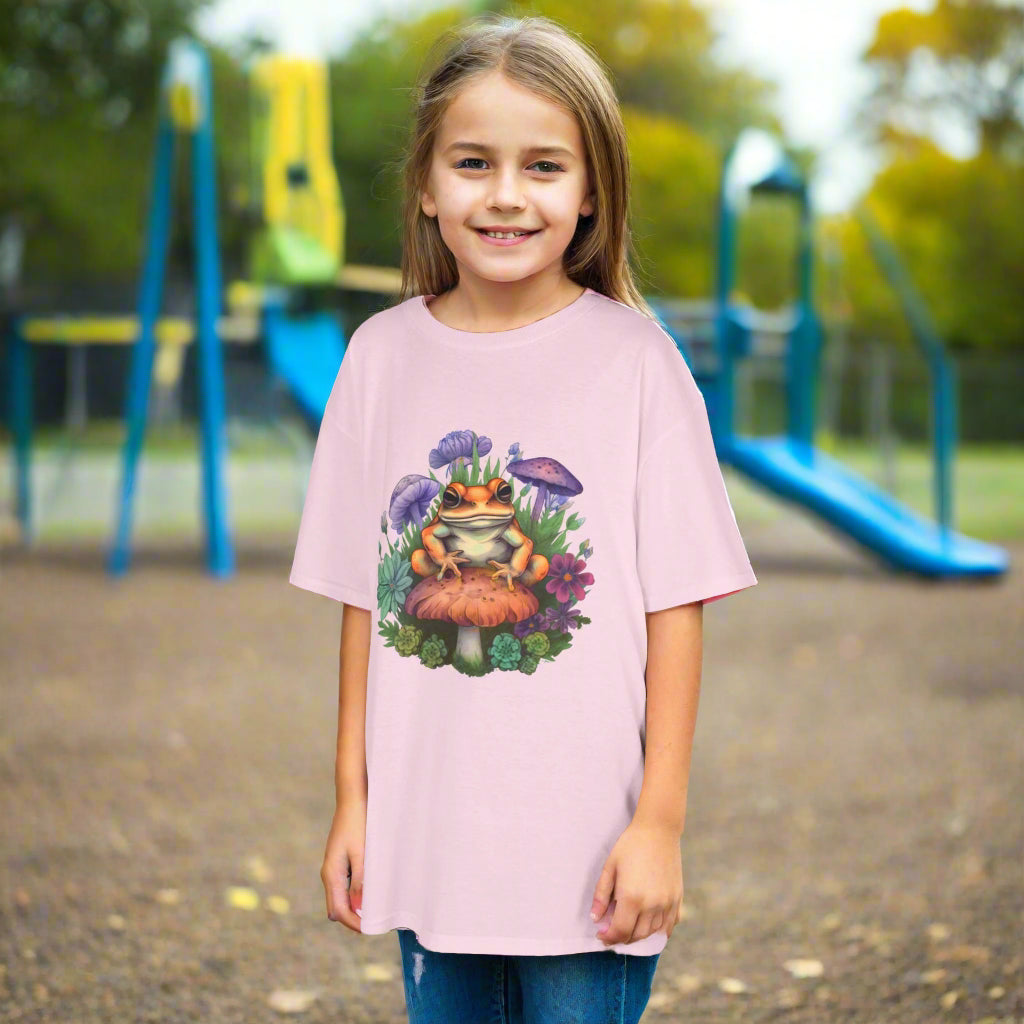 girls frog and toad graphic tshirt