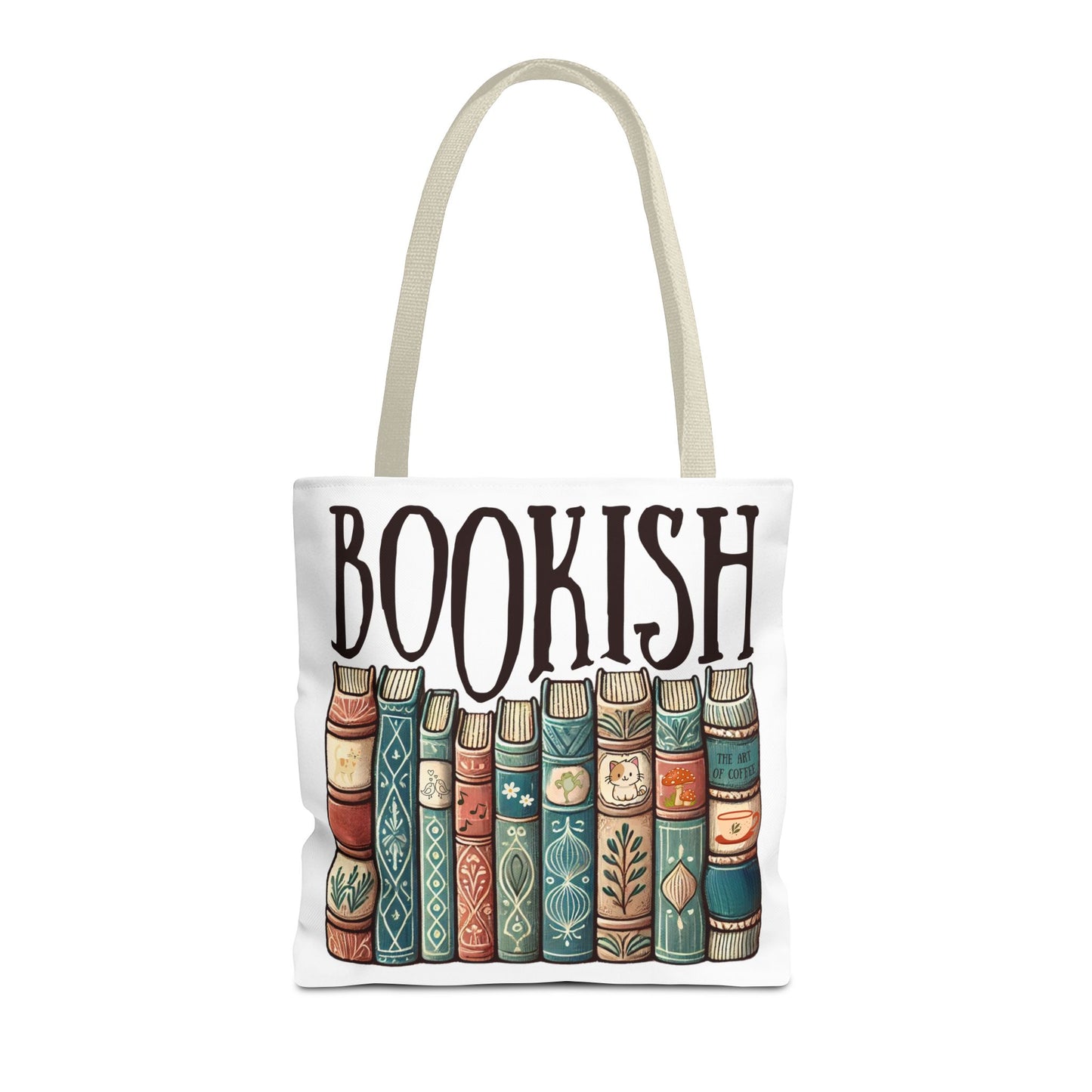 Bookish Library Tote Bag for Literary Bookworms