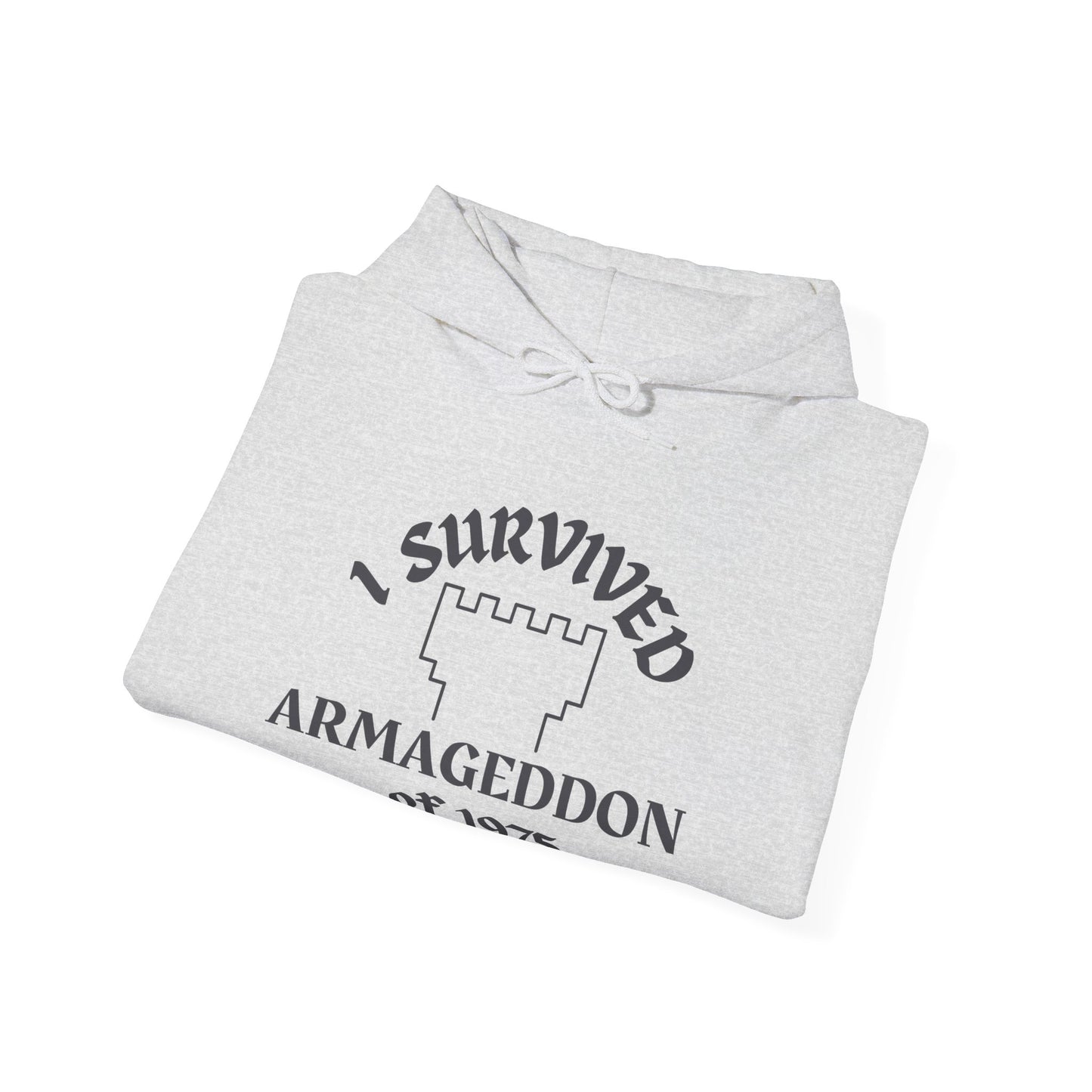 I Survived Armageddon of 1975 Ex JW Unisex Cult Survivor Hoodie