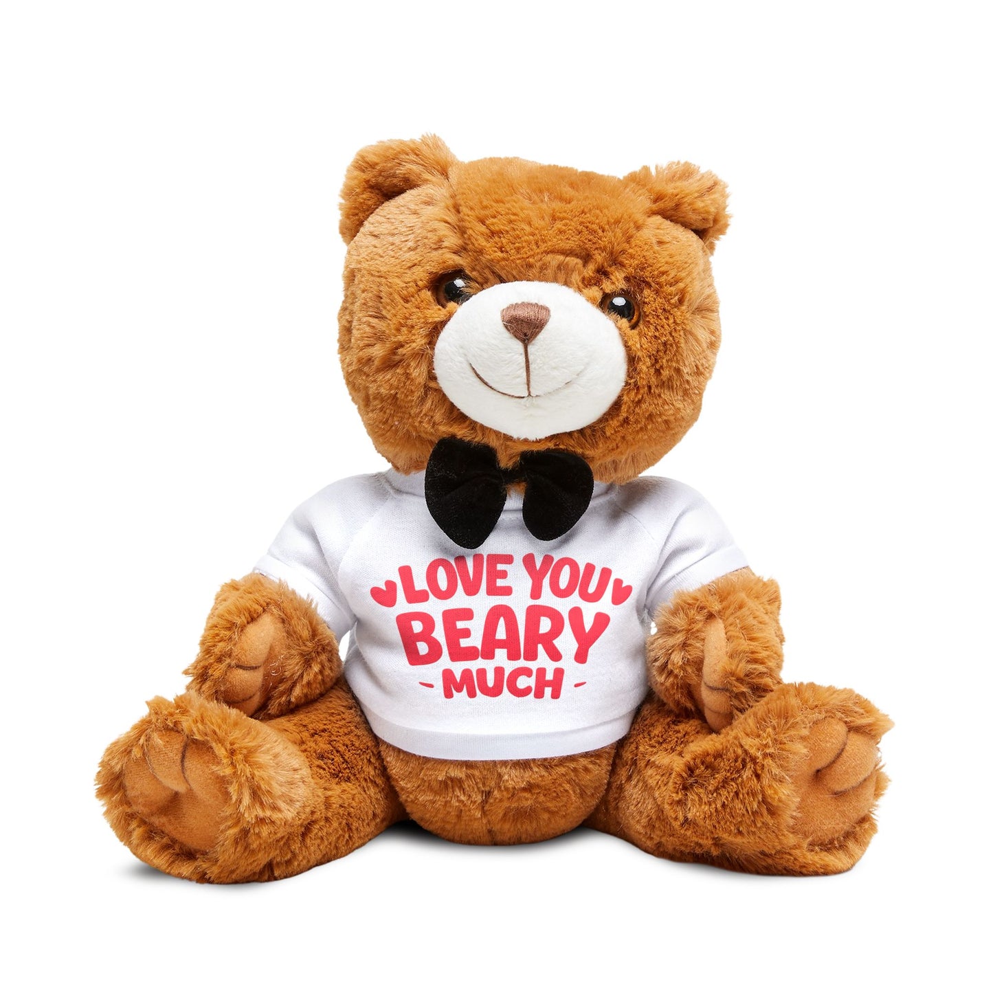I Love You Beary Much Teddy Bear – Adorable Valentine's Day Plush Gift Printify