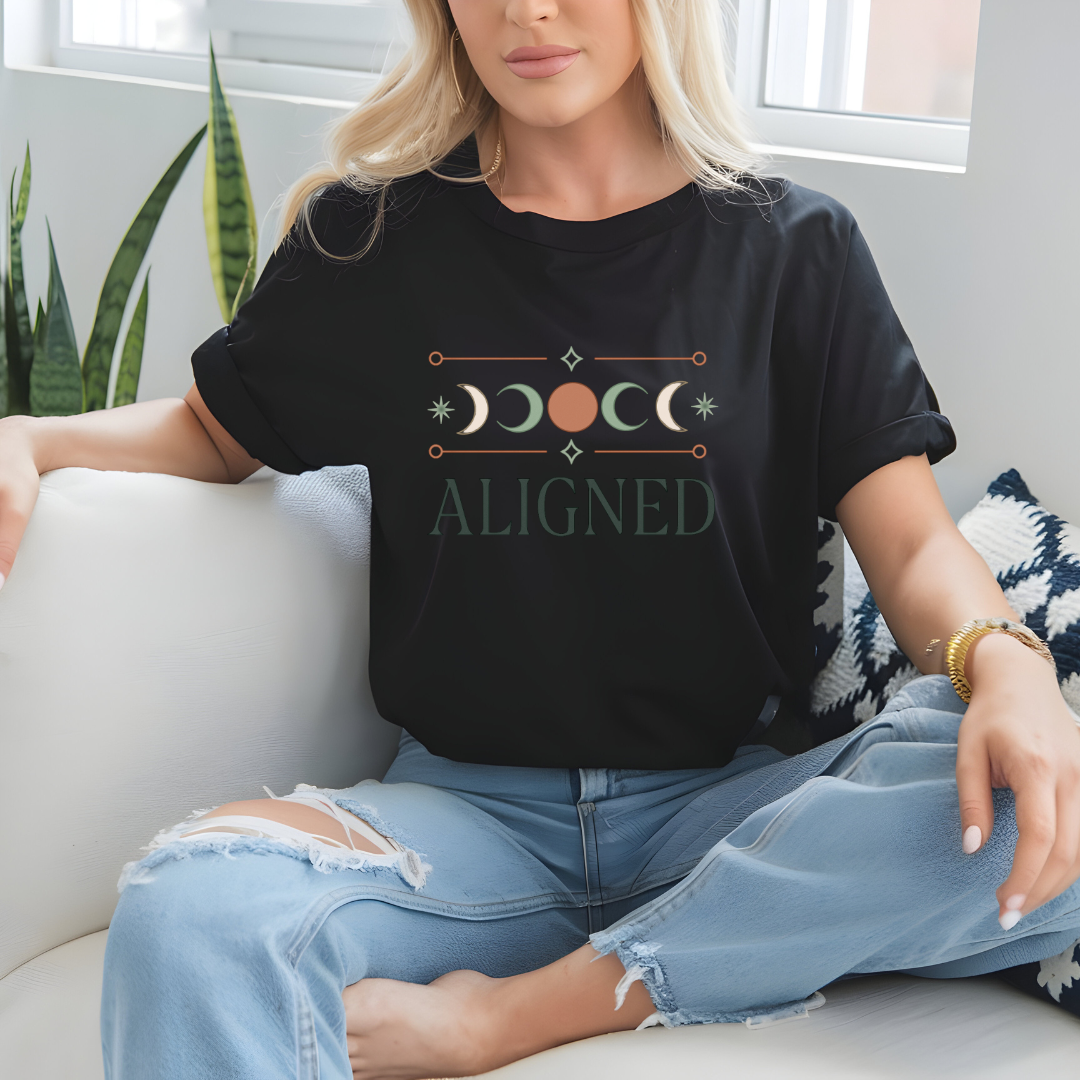 Aligned Moon Phase Unisex Tee