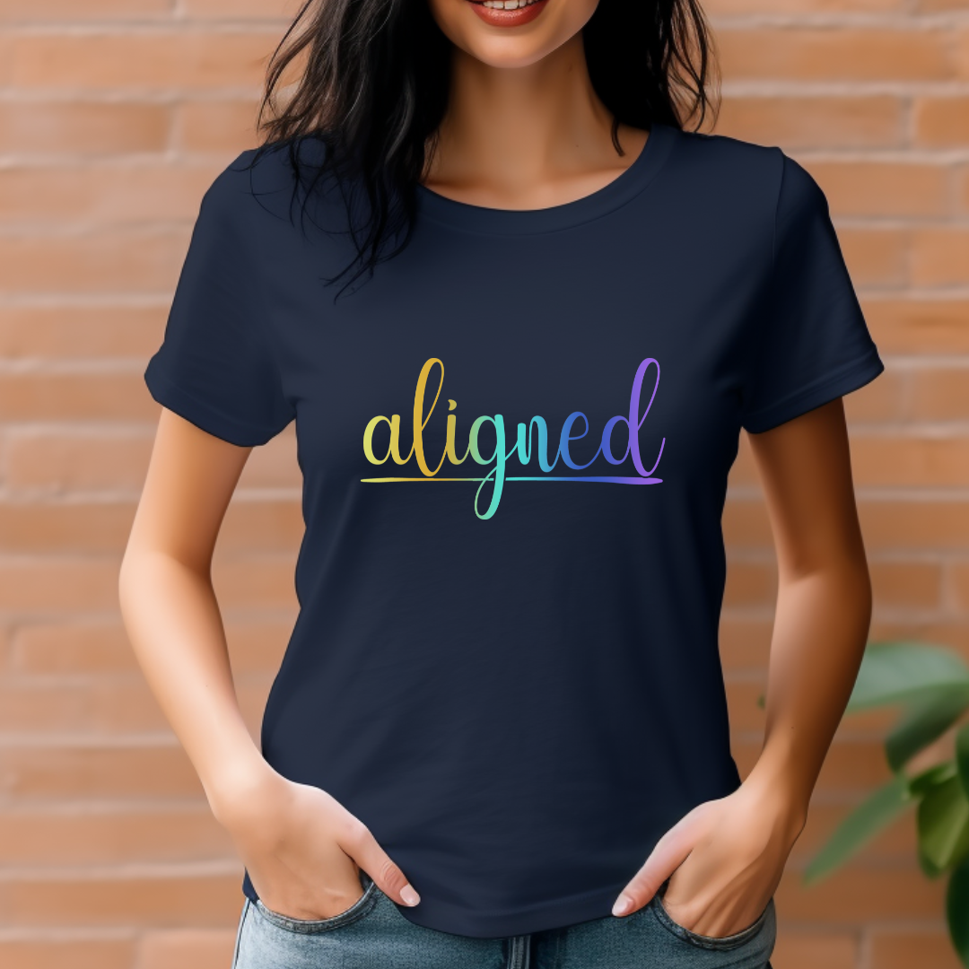 Aligned Ombre Unisex Tee