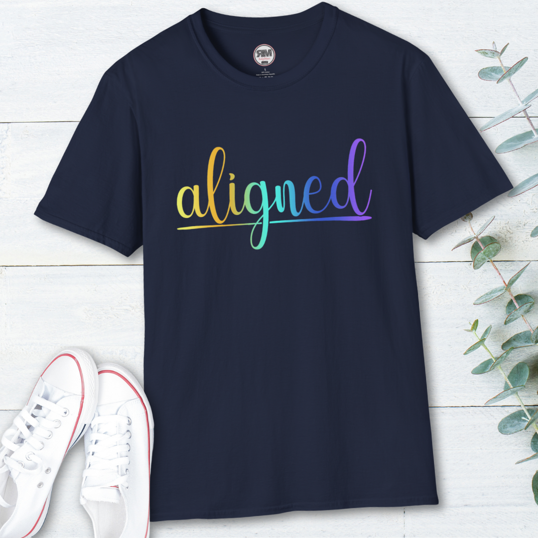 Aligned Ombre Unisex Tee