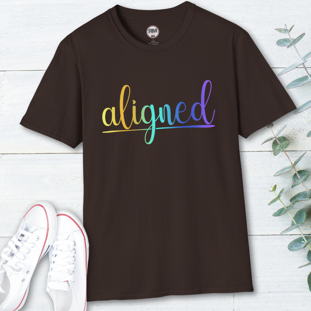 Aligned Ombre Unisex Tee
