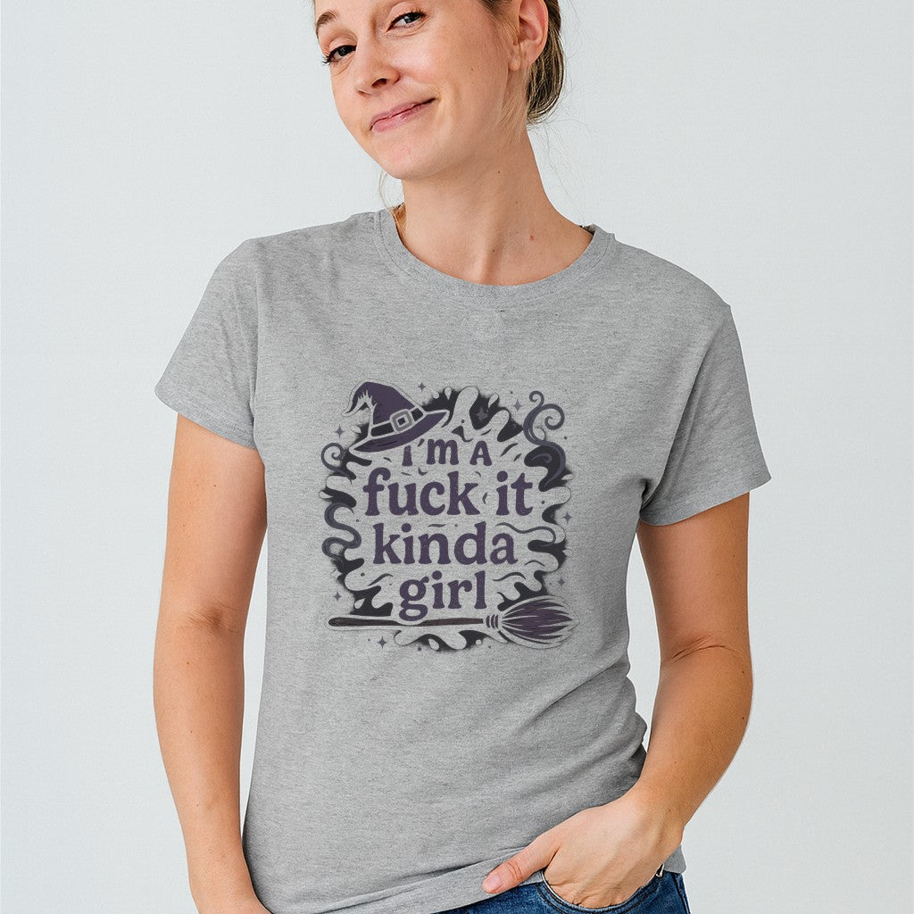 I'm a Fuck It Kinda Girl Witchy T Shirt | Grunge Statement Tee