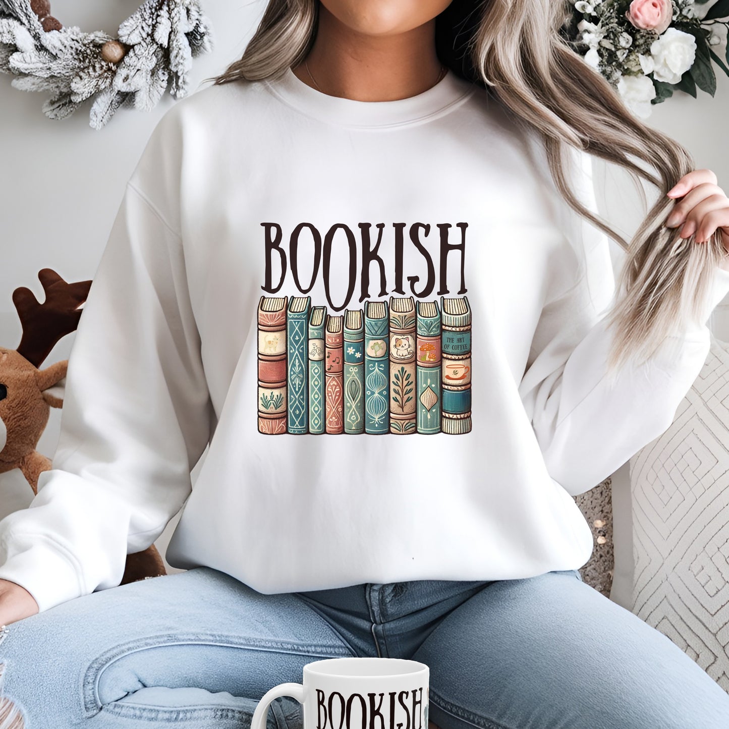 Bookish Reading Sweatshirt Printify