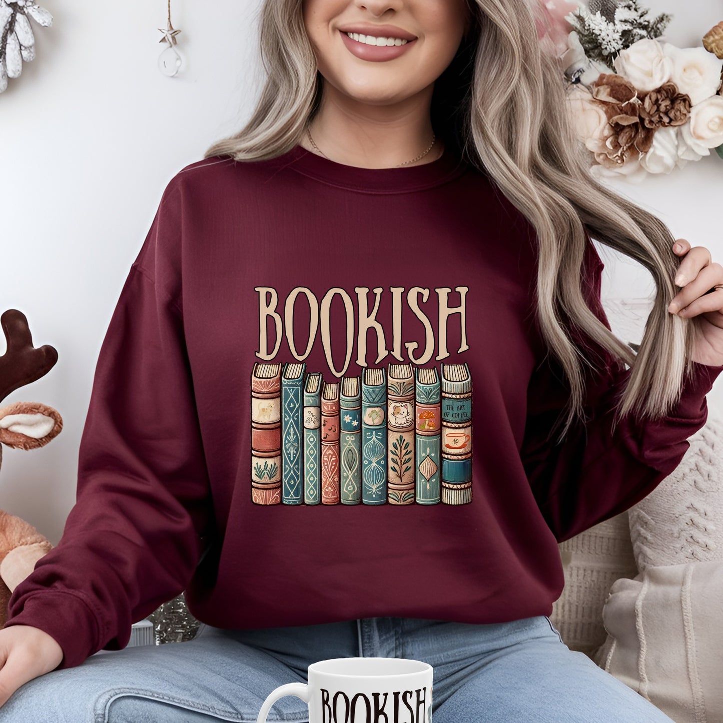 Bookish Reading Sweatshirt Printify