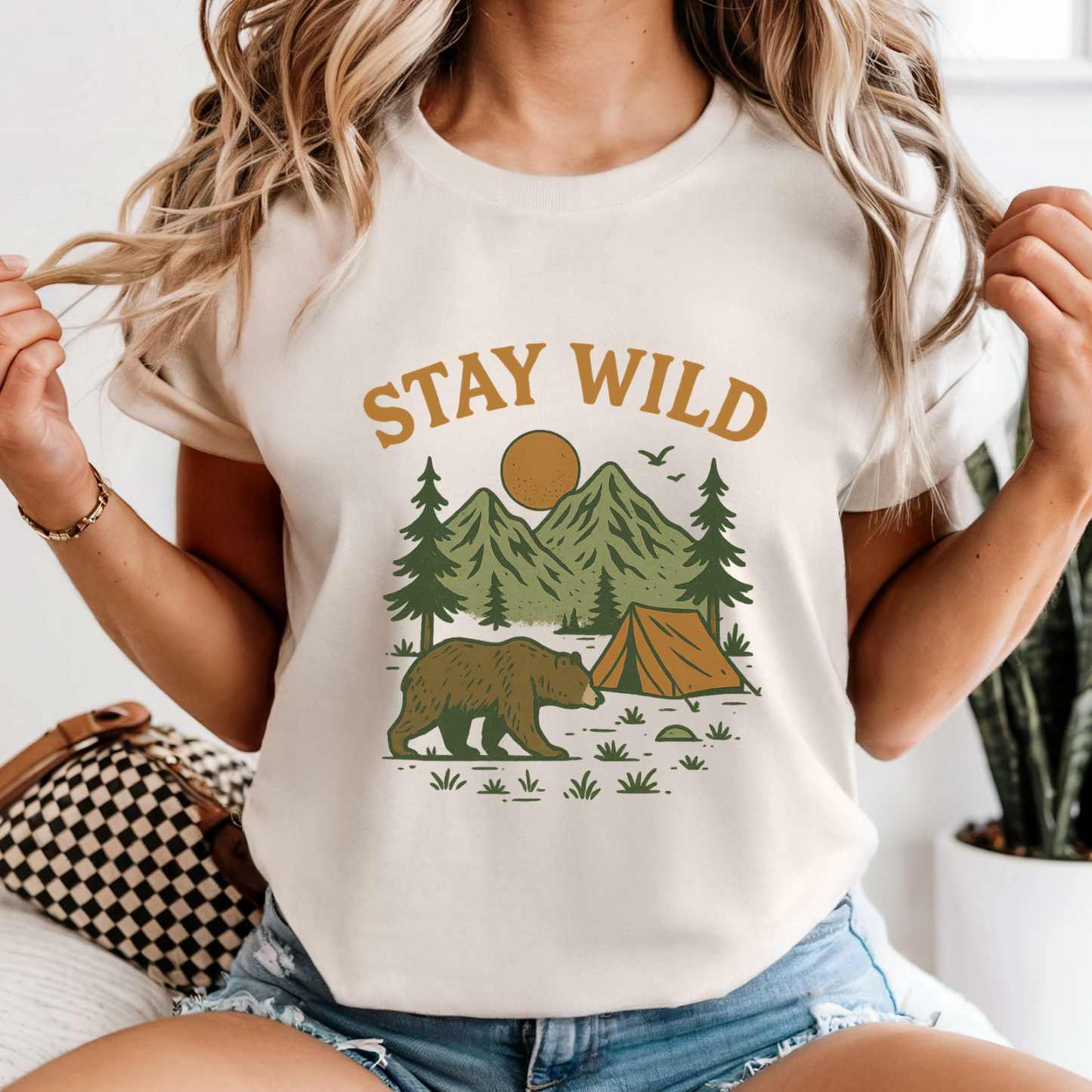 Stay Wild Bear Unisex T-shirt