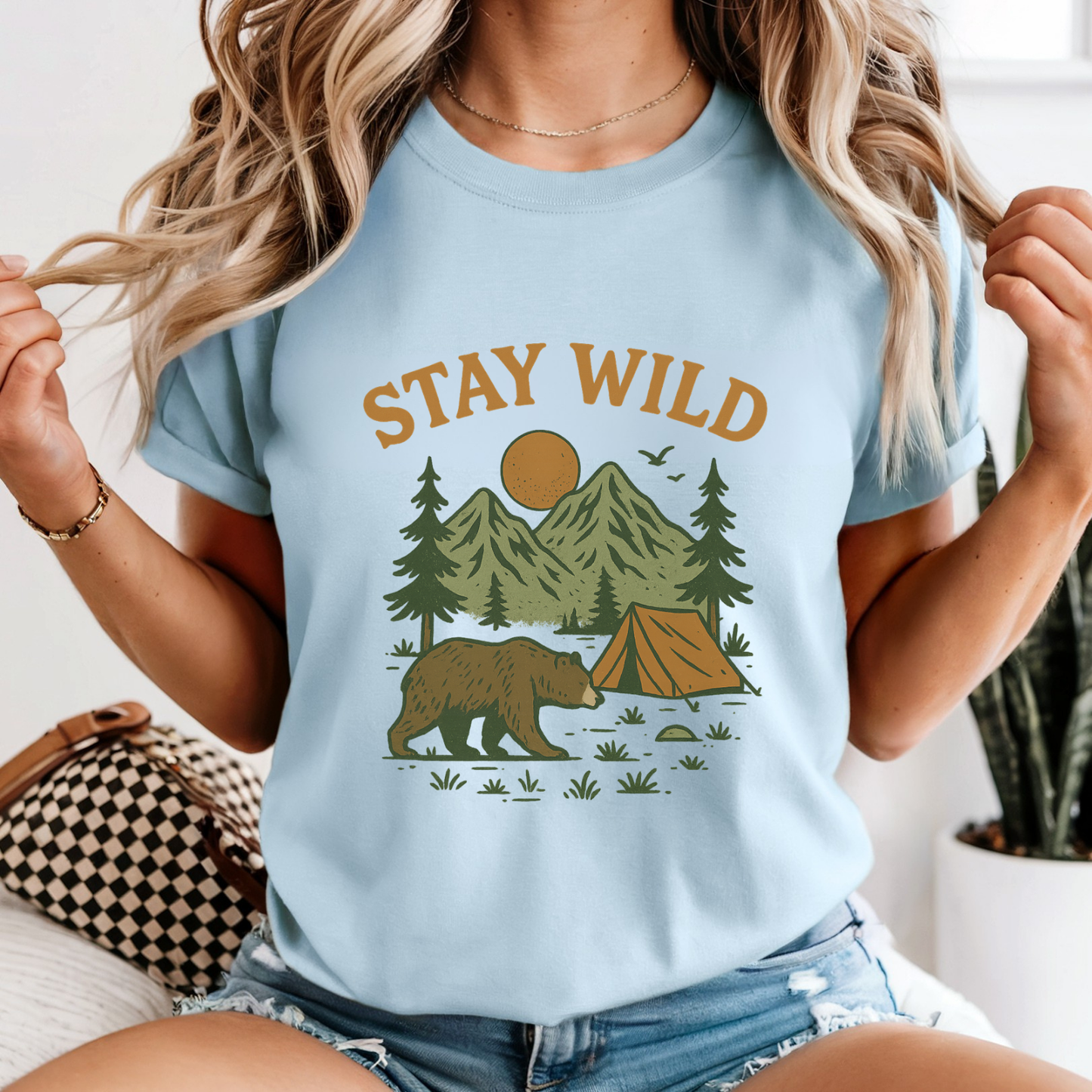 Stay Wild Bear Unisex T-shirt