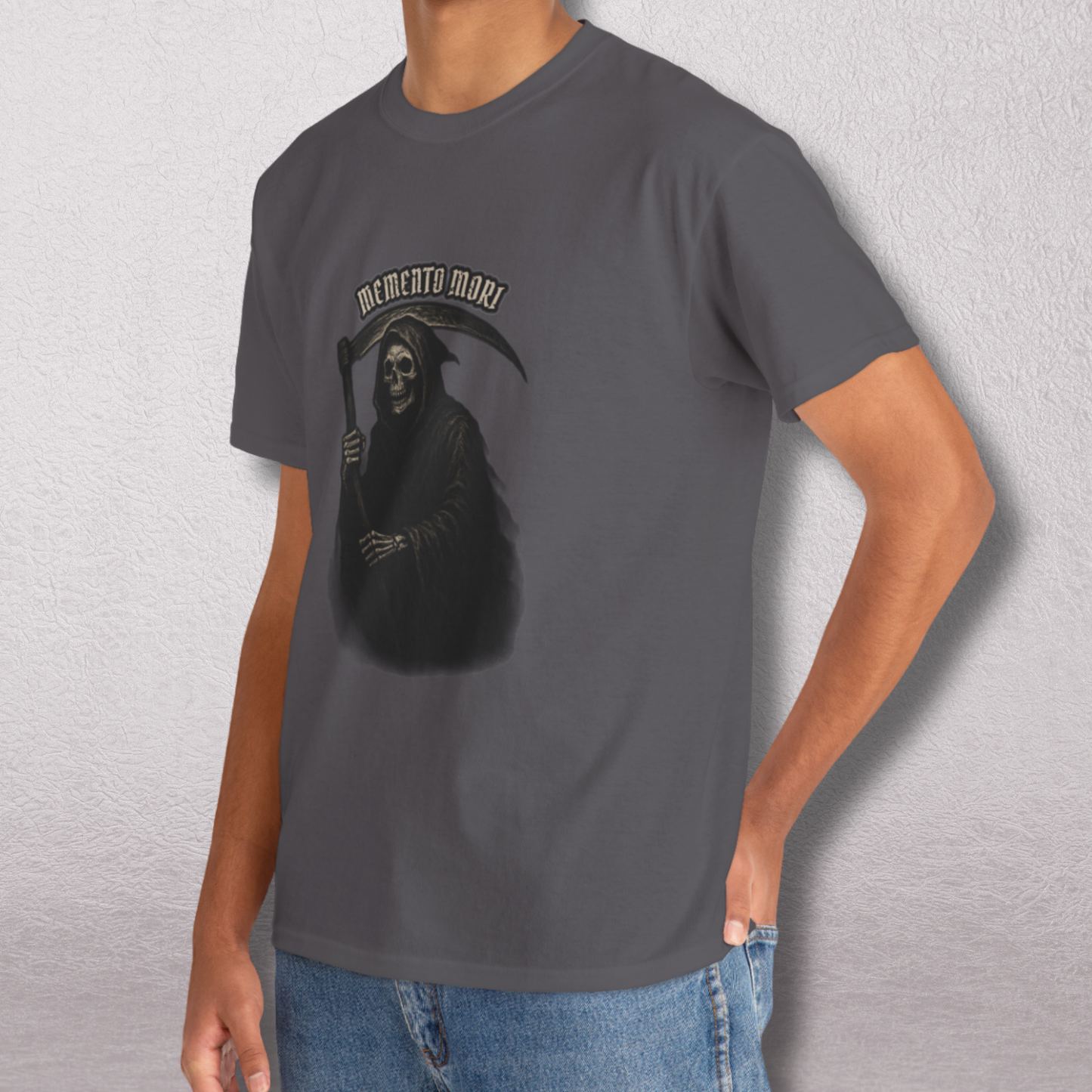 Memento Mori Gothic Unisex Tshirt Printify