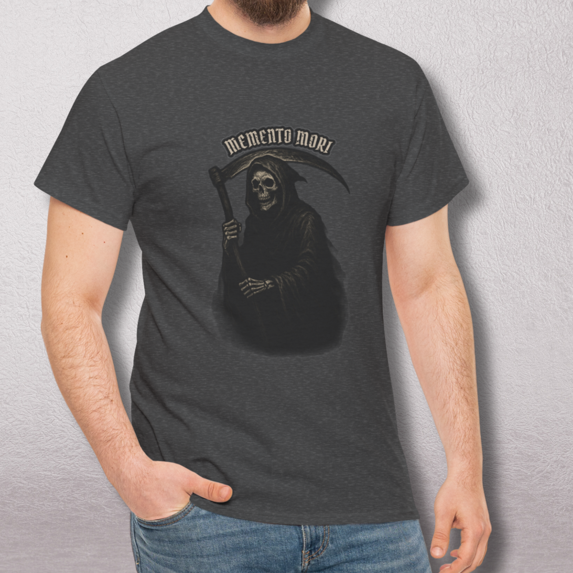 Memento Mori Gothic Unisex Tshirt Printify