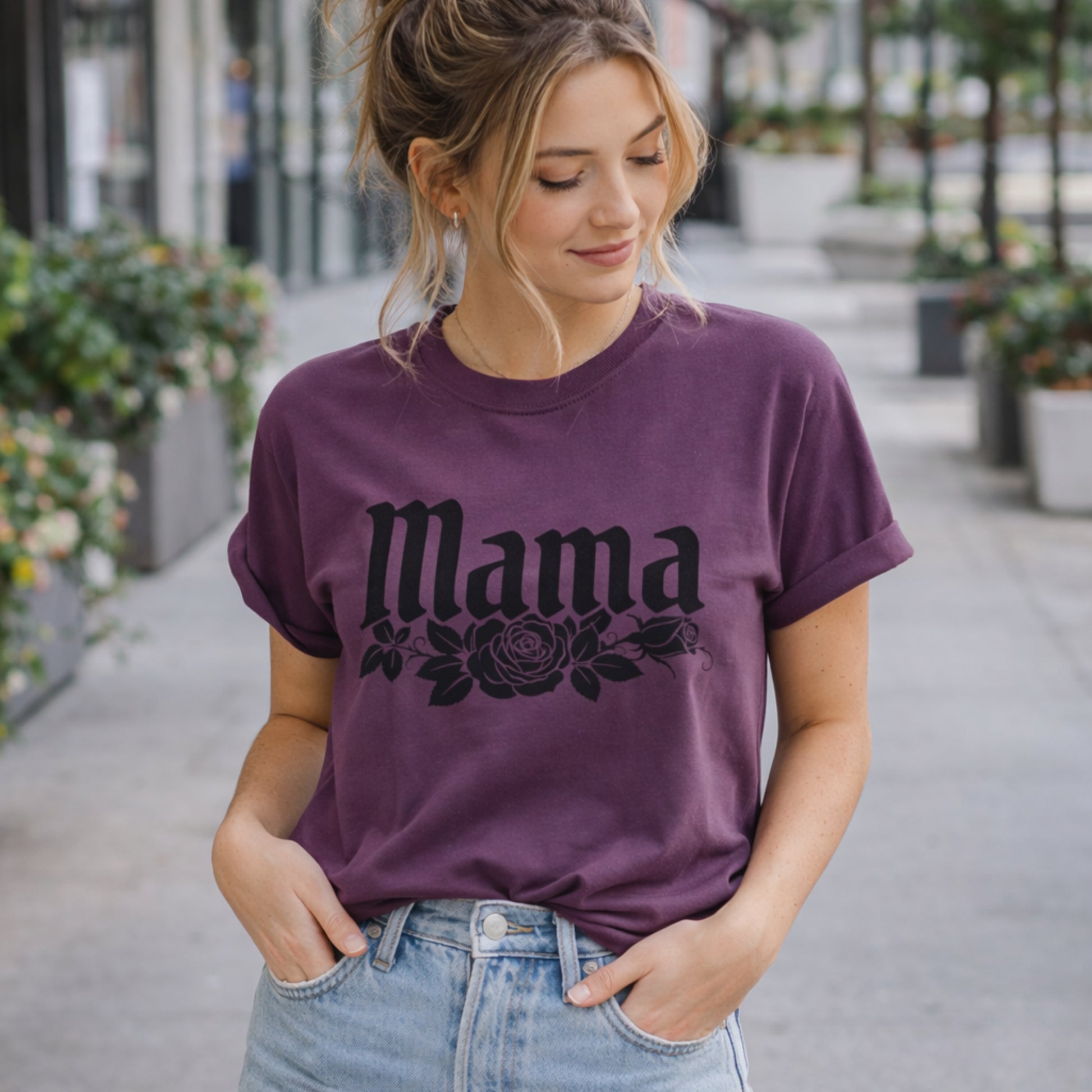 Goth Mama Tshirt Printify