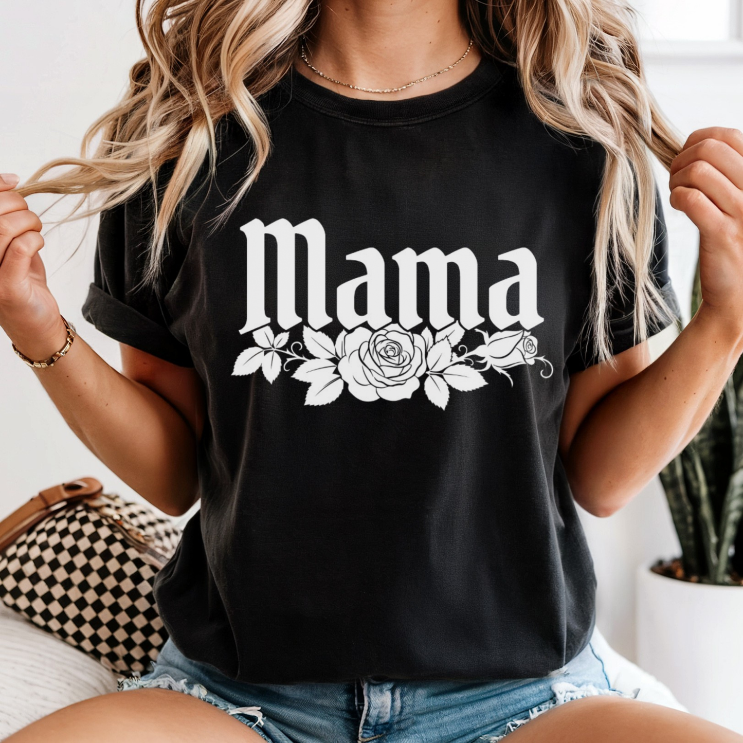 Goth Mama Tshirt Printify