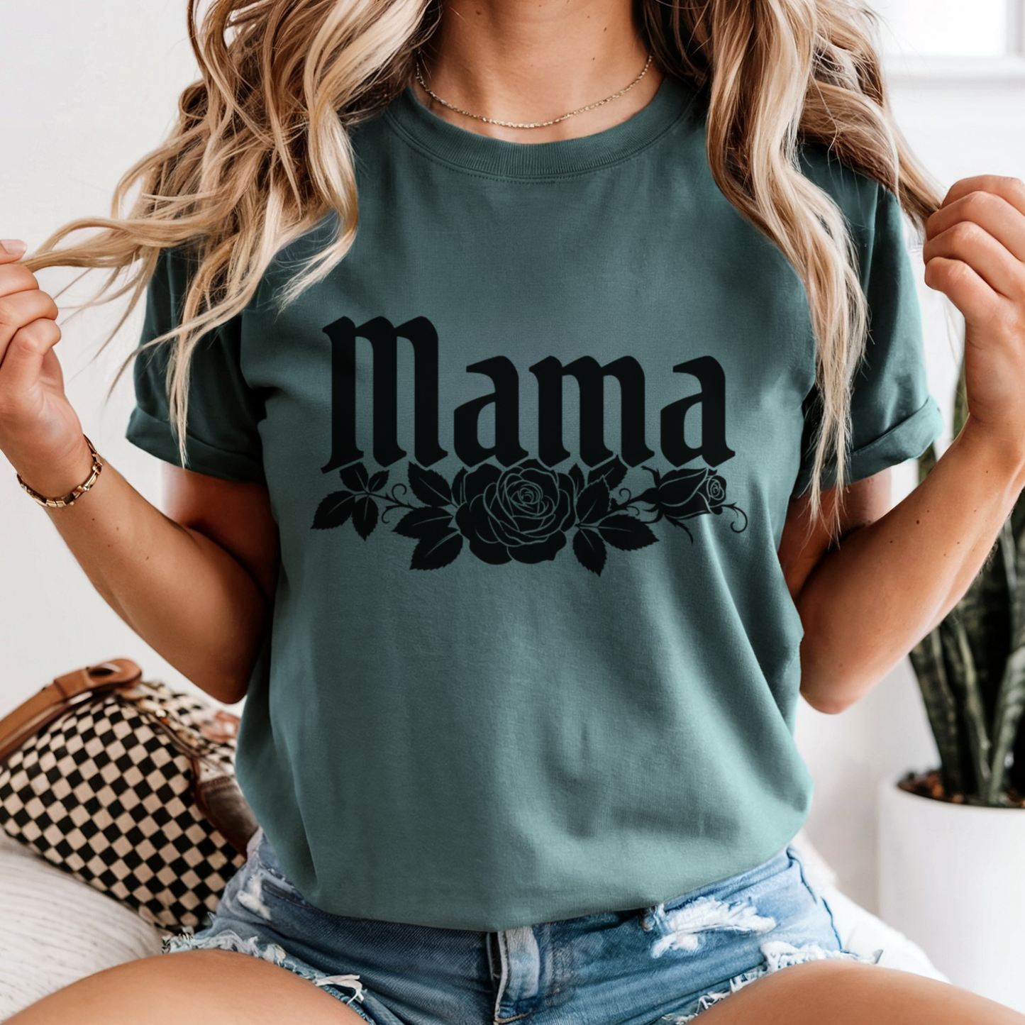 Goth Mama Tshirt Printify