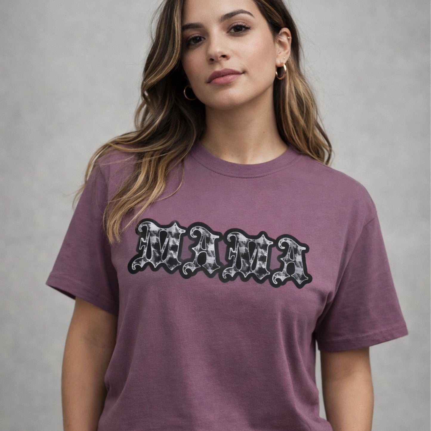 Edgy Goth Mama Tshirt Printify