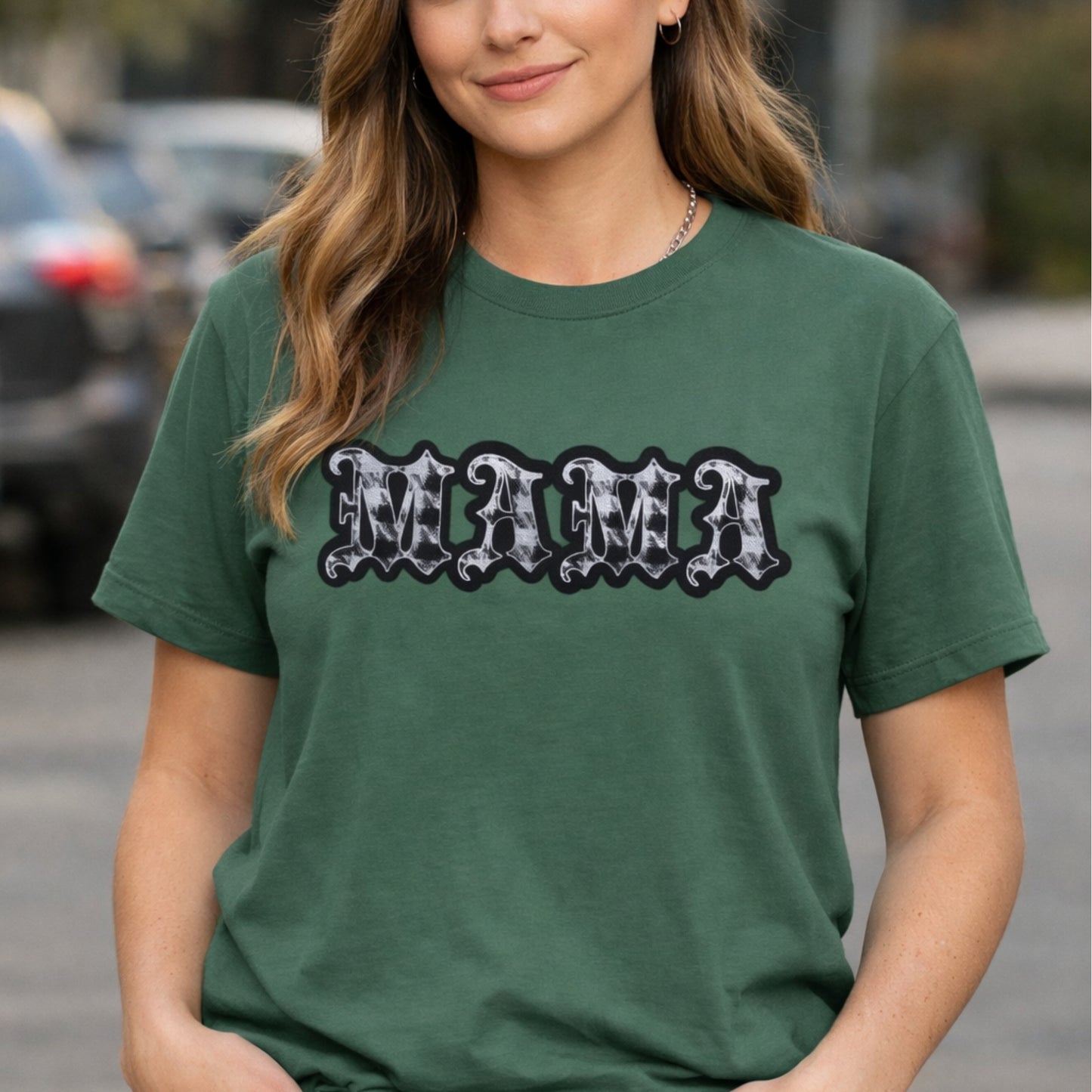 Edgy Goth Mama Tshirt Printify