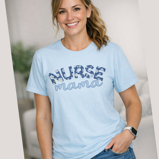 Nurse Mama Thirt Printify