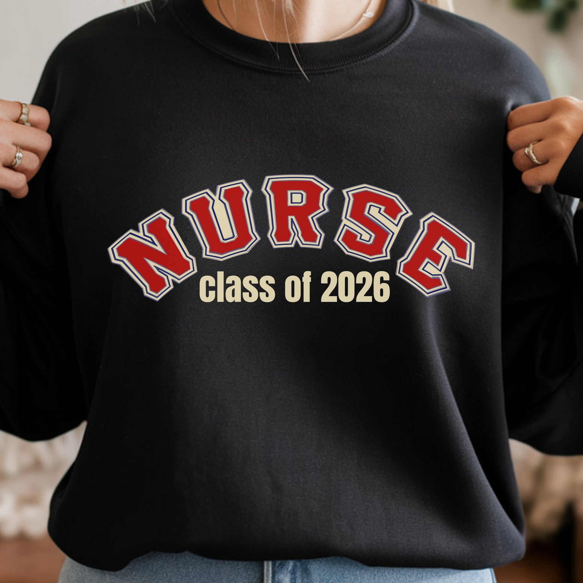 Personalized Nurse Class of Year Sweatshirt Printify
