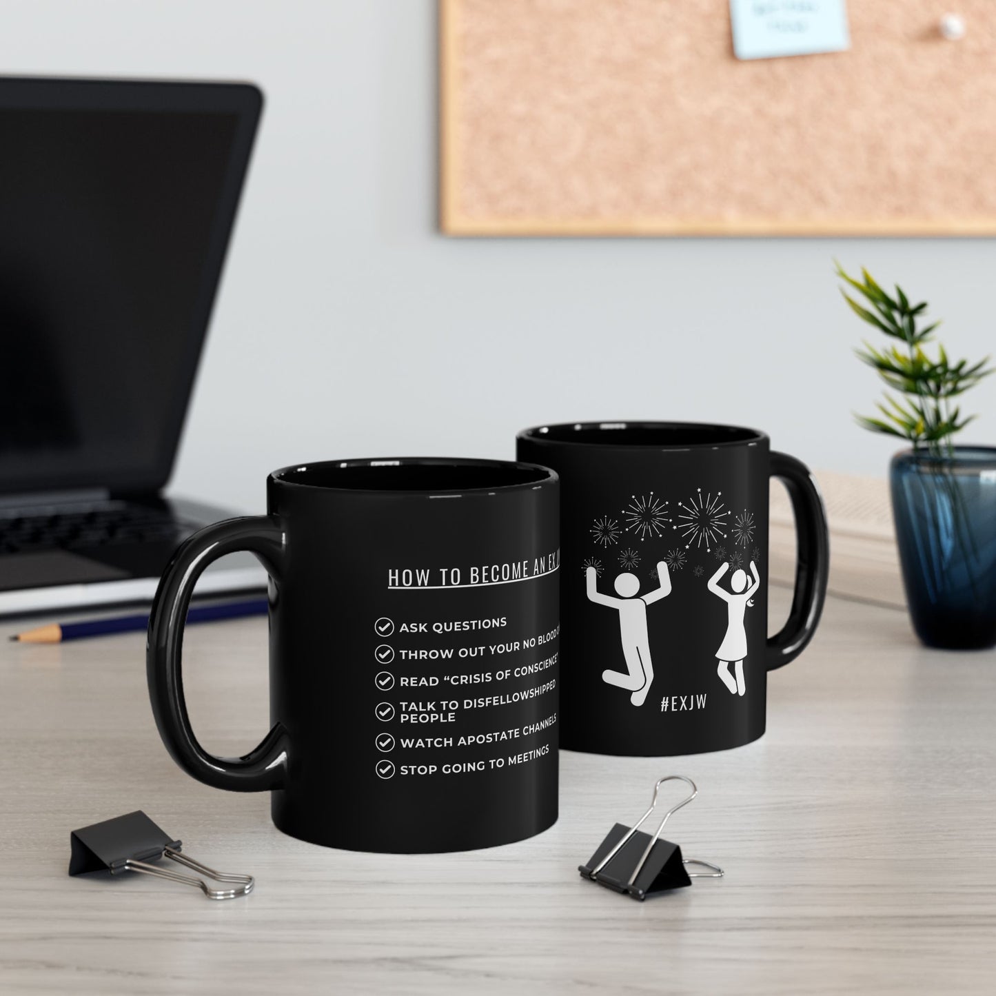 Recipe To Becoming An Ex Jw Cult Survivor Mug in 2 sizes