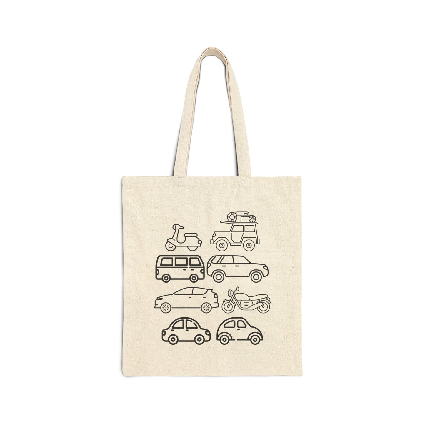 Coloring In Personalized Canvas Book Tote Bag to color in yourself Printify