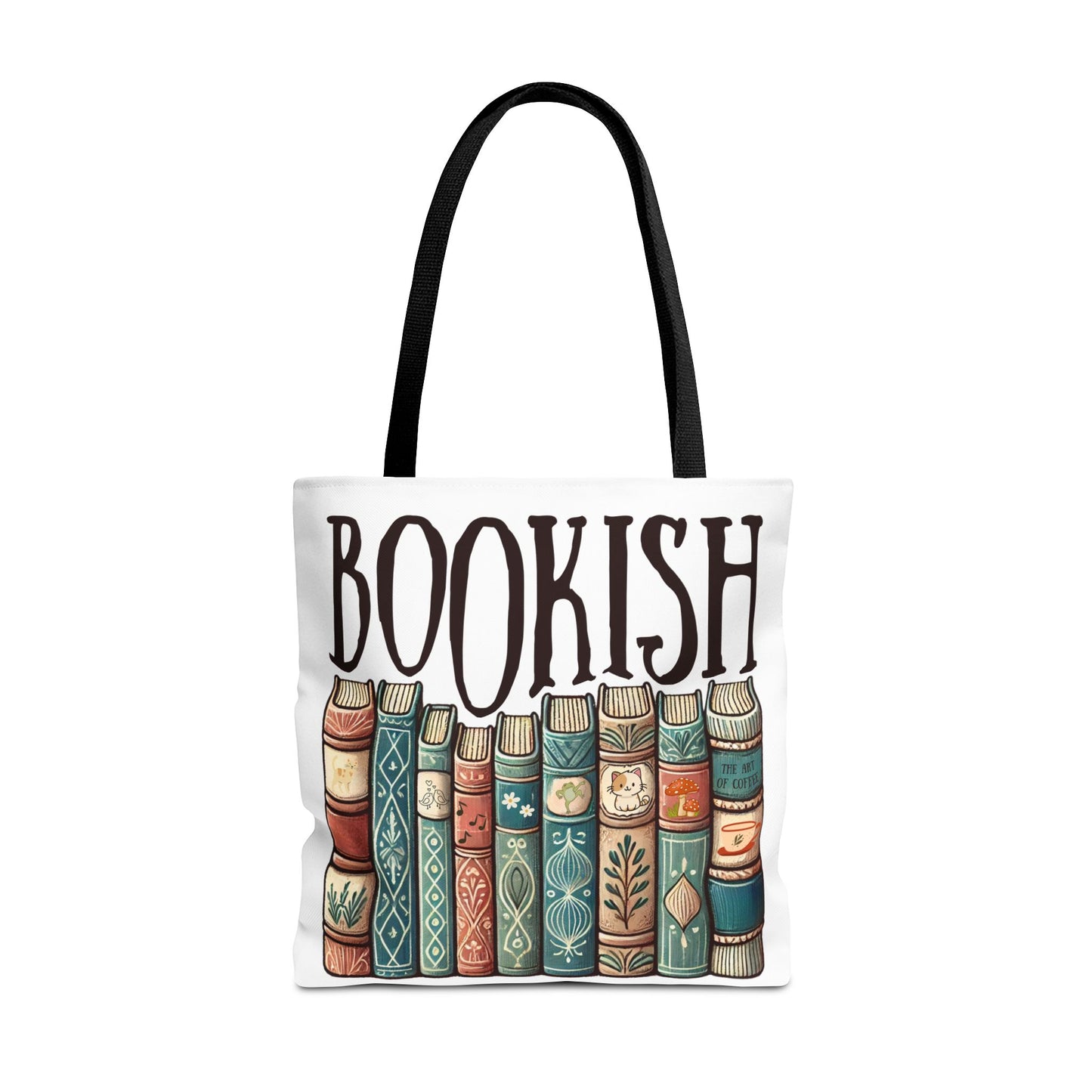 Bookish Library Tote Bag for Literary Bookworms