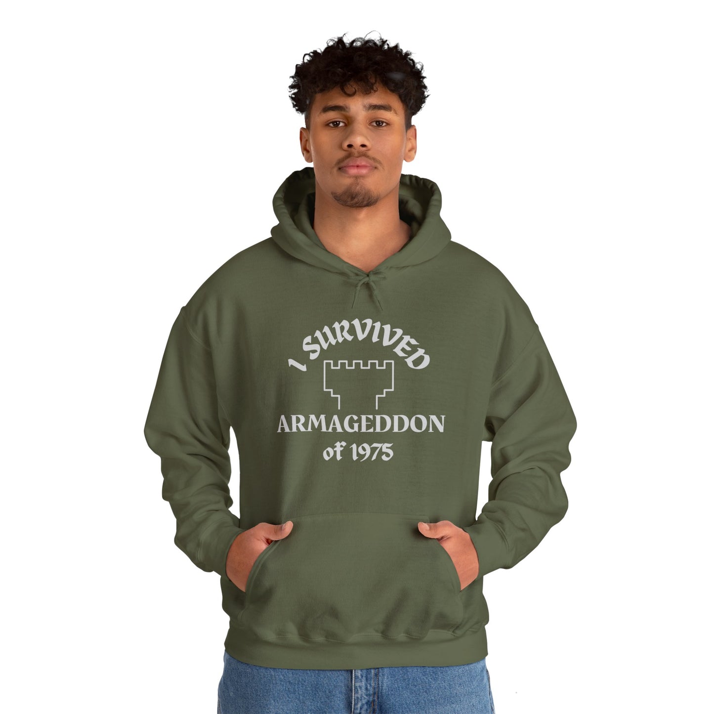 I Survived Armageddon of 1975 Ex JW Unisex Cult Survivor Hoodie