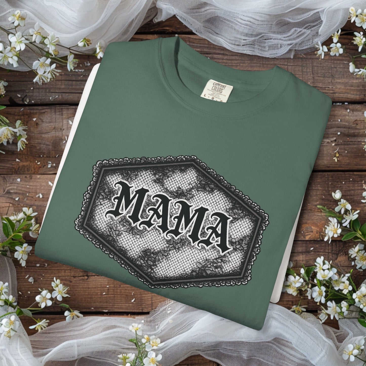 Lace Goth Mama Tshirt Printify