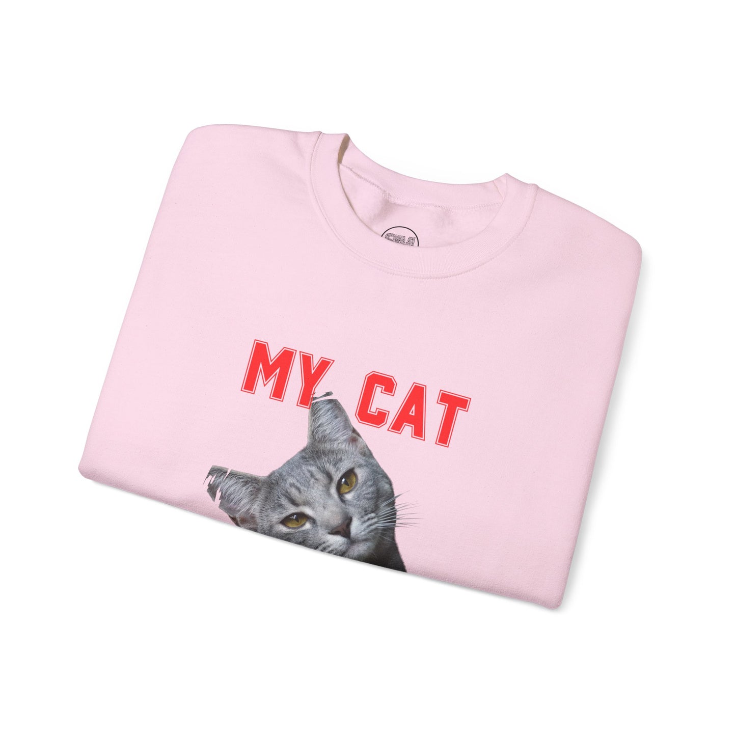 Custom My Cat or Dog Is My Valentine Sweatshirt, Personalized Pet Valentine Gift