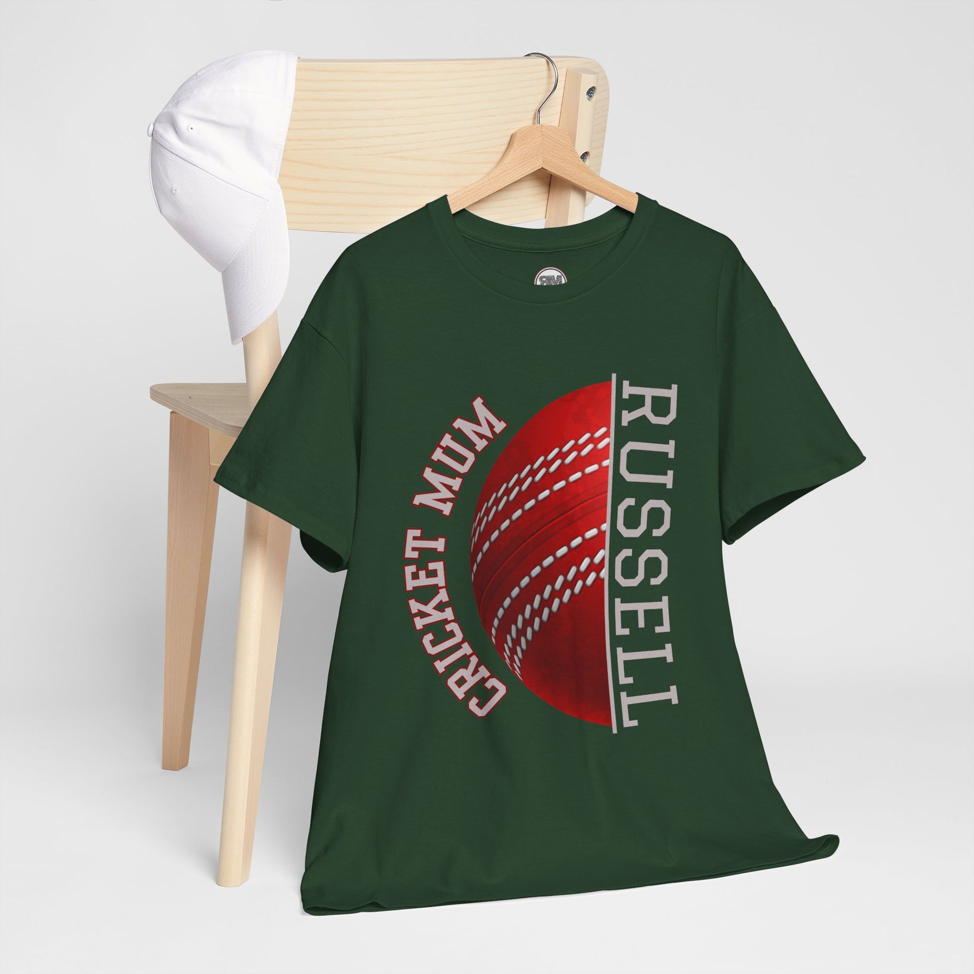 Cricket Mum Personalized Tshirt Printify
