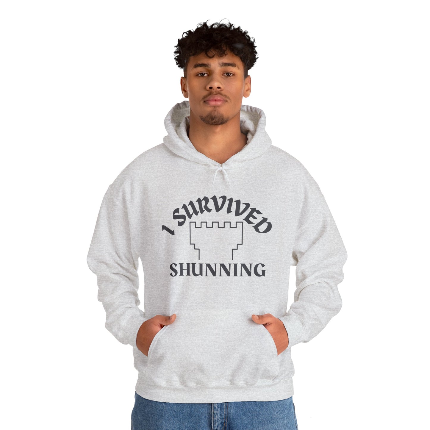 Sudadera unisex de superviviente de culto "Sobreviví al rechazo"