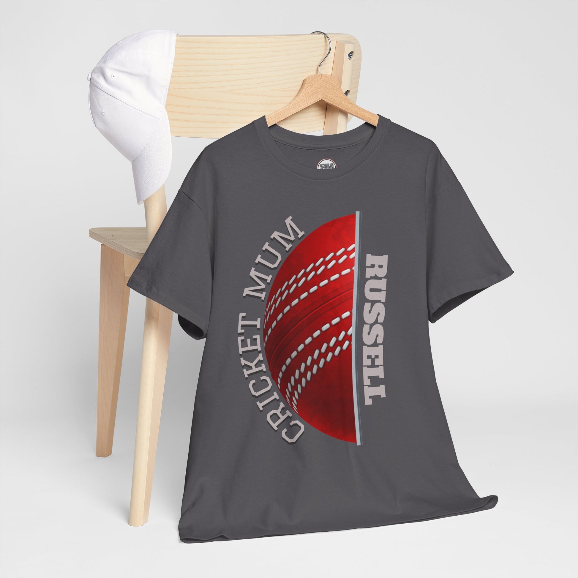 Cricket Mum Personalised T-Shirt Tee | Custom Name Mother's Day Gift Printify