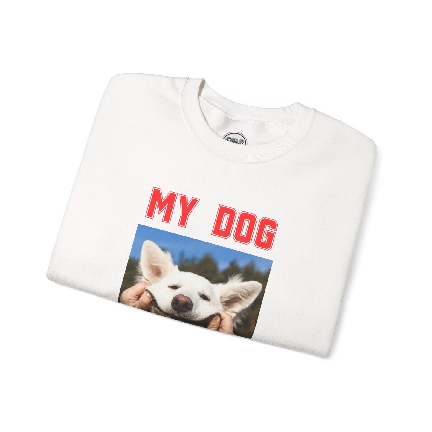 My Dog Valentine Custom Pet Photo Sweatshirt