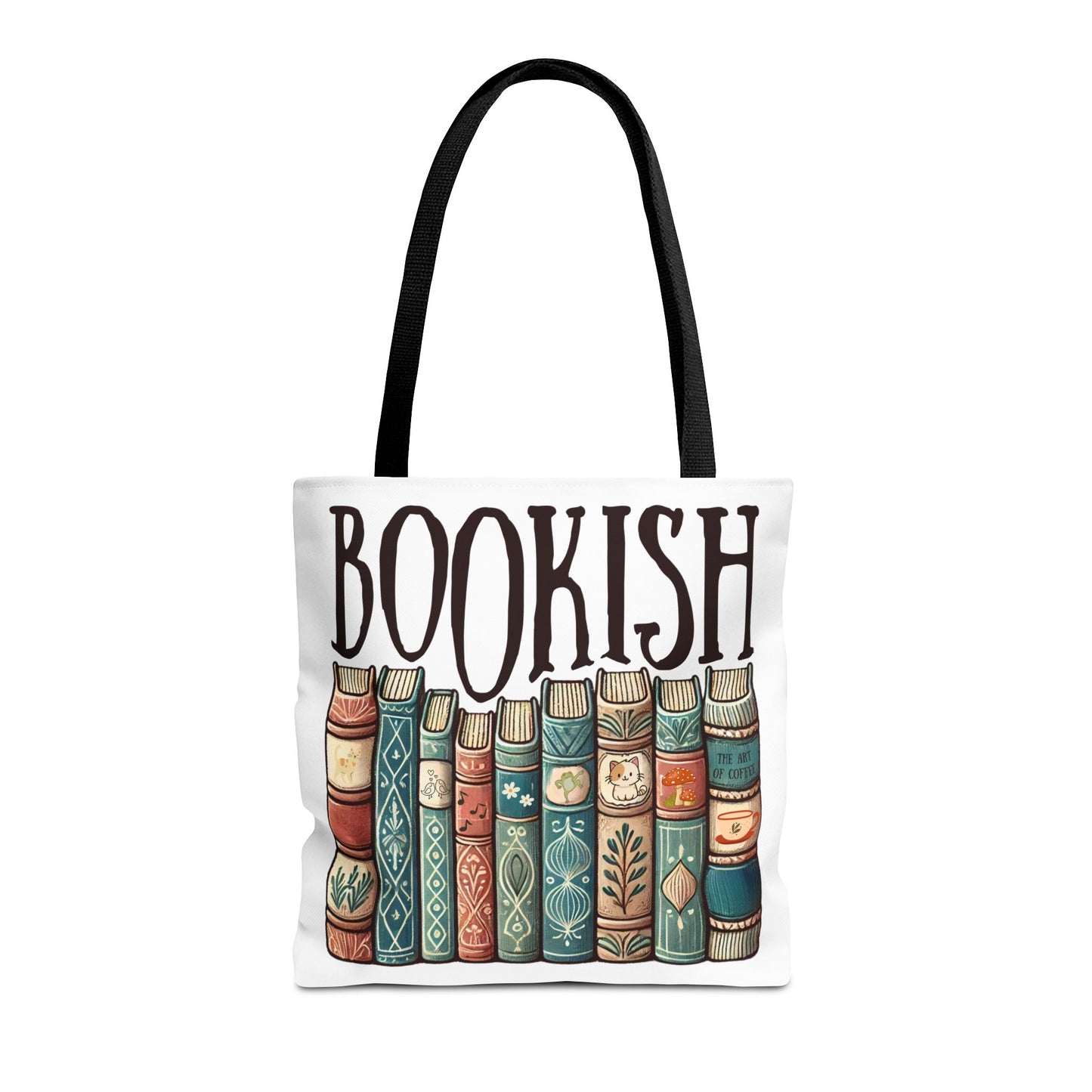 Bookish Library Tote Bag for Literary Bookworms