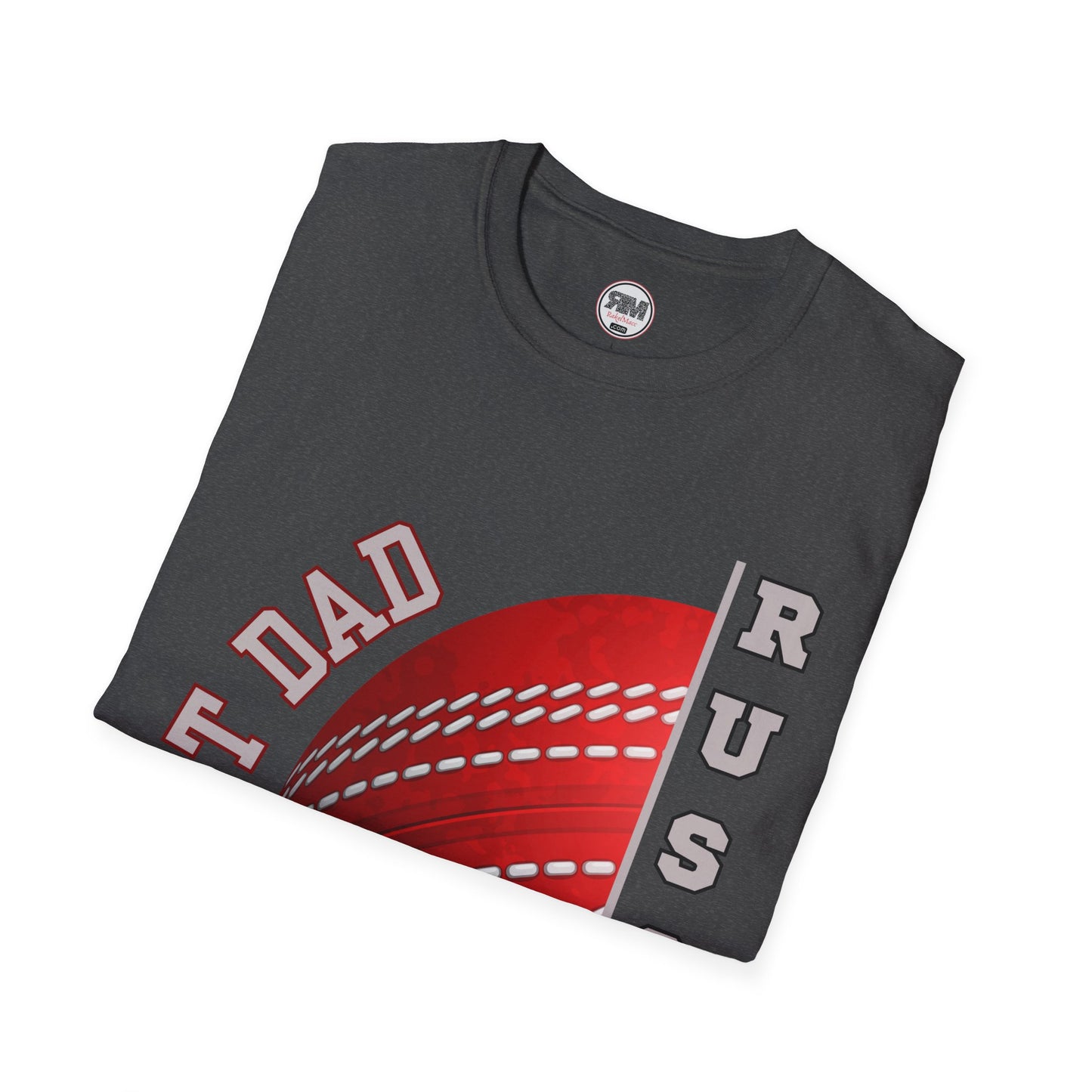 Personalised Cricket Dad T Shirt, Custom Name Gift, Unique Father’s Day Tee