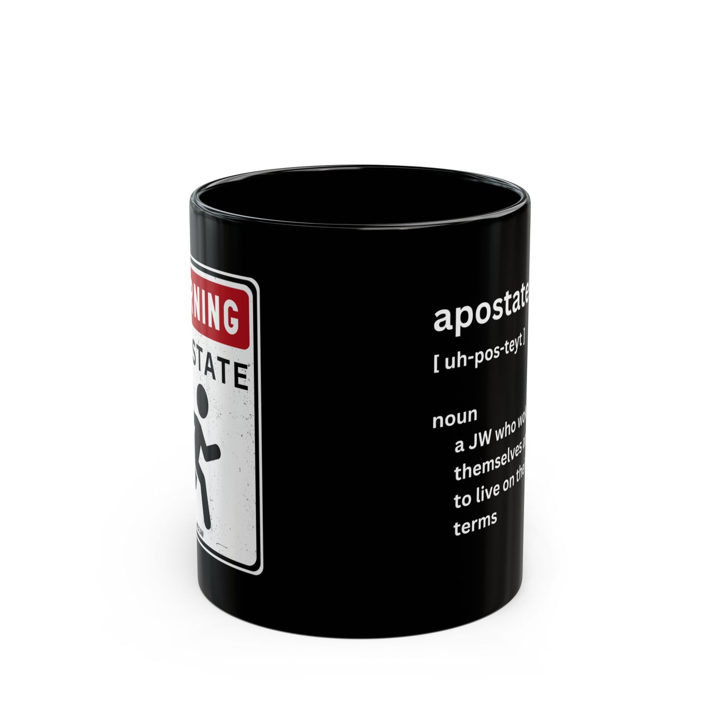 Mug, ex JW apostate design for ex Jehovah's Witness Cult survivor gift, Religious trauma recovery, ex JW gift idea in 2 sizes