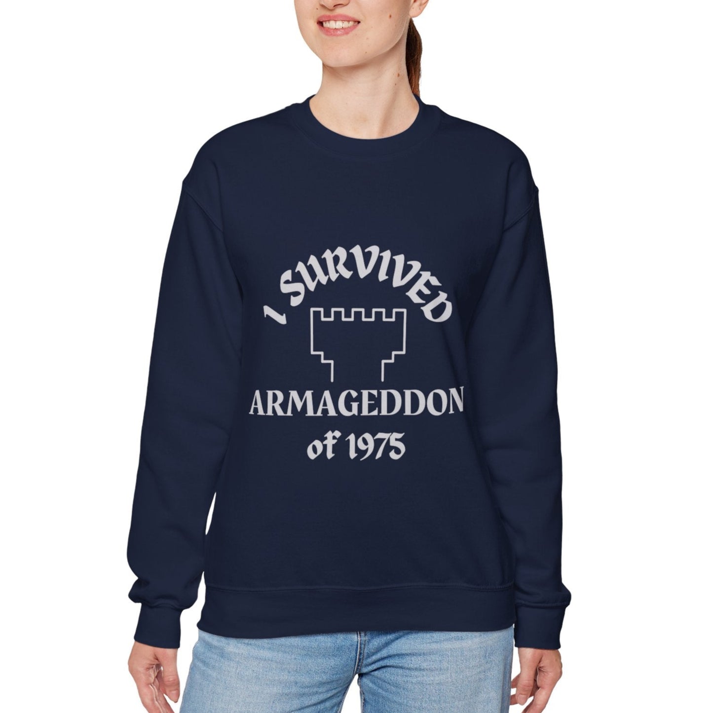 I Survived Armageddon of 1975 Ex JW Unisex Cult Survivor Sweathirt