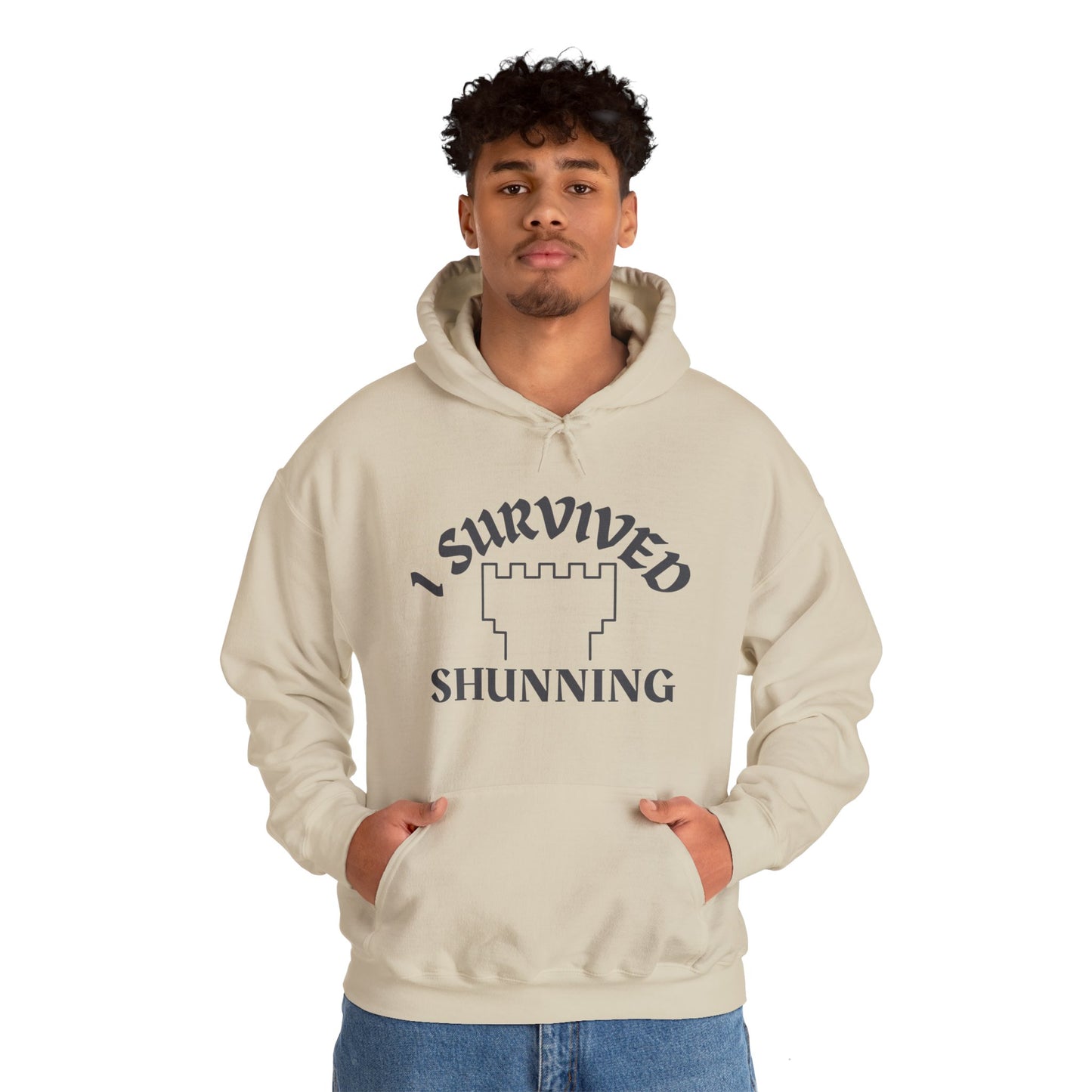 Sudadera unisex de superviviente de culto "Sobreviví al rechazo"