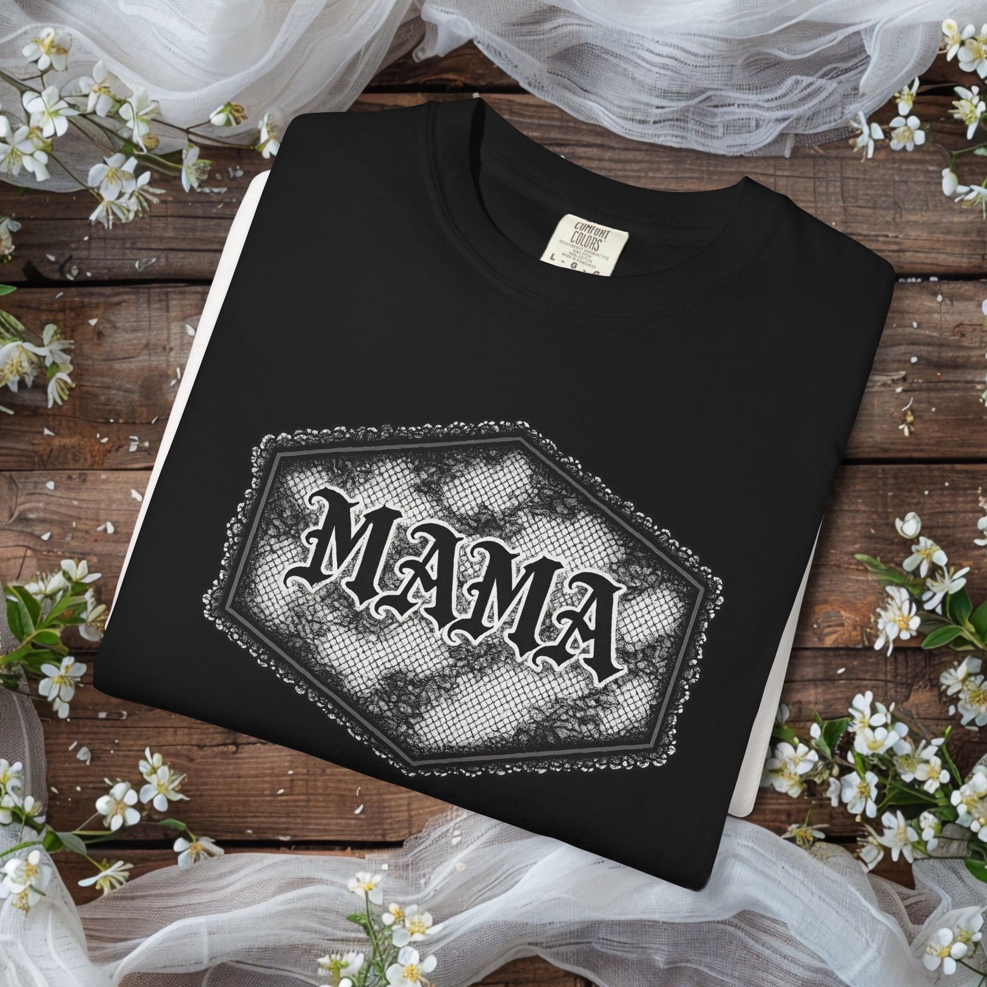Lace Goth Mama Tshirt Printify