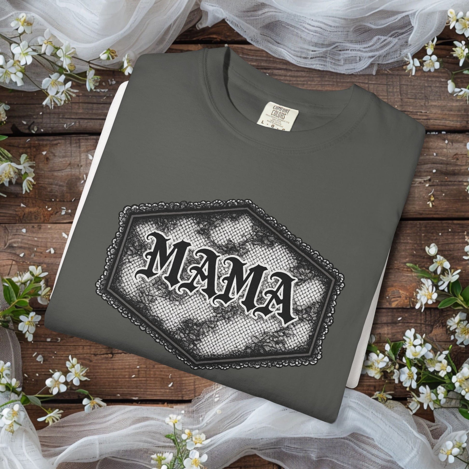 Lace Goth Mama Tshirt Printify