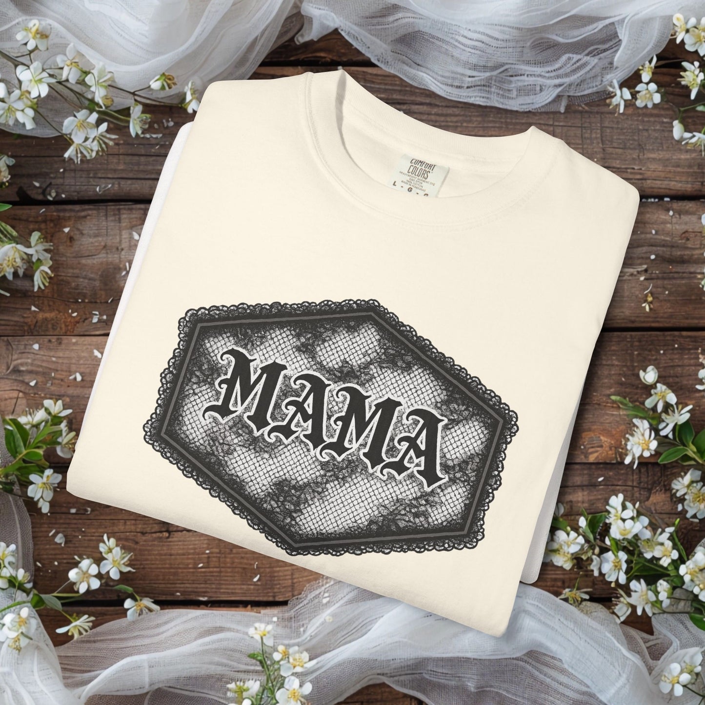 Lace Goth Mama Tshirt Printify