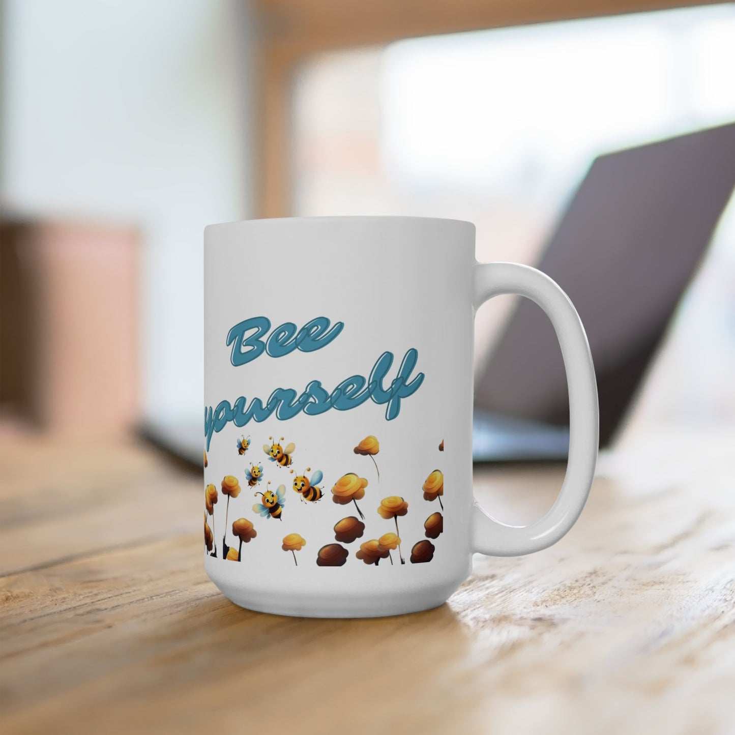 Taza de cerámica Bee Yourself, regalo para amantes de las abejas