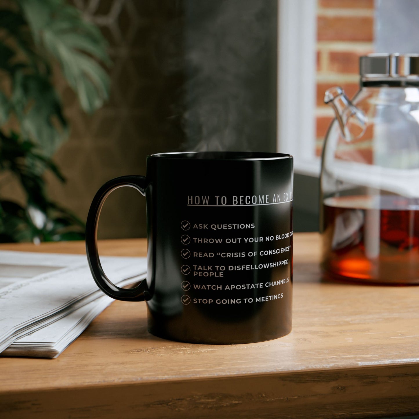 Recipe To Becoming An Ex Jw Cult Survivor Mug in 2 sizes