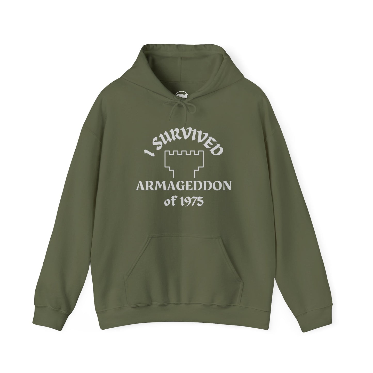 Sobreviví al Armagedón de 1975 Sudadera unisex con capucha de ex testigo de Jehová