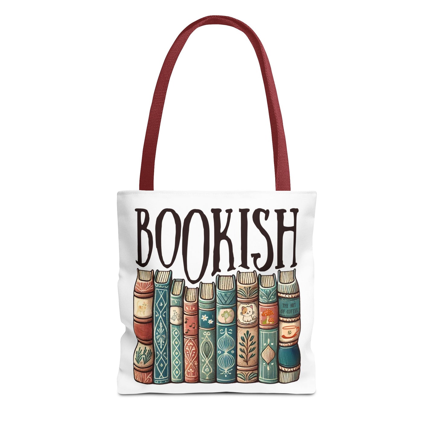 Bookish Library Tote Bag for Literary Bookworms