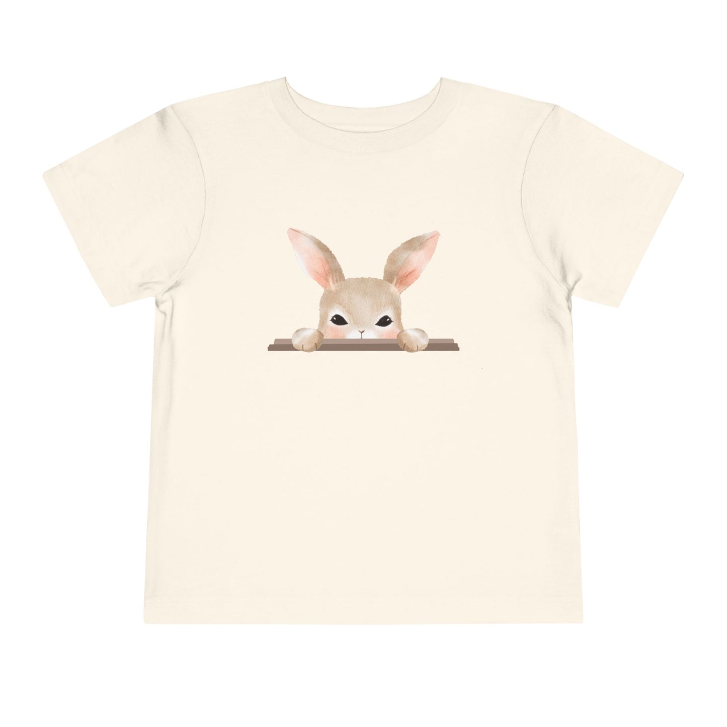 Cute Peeking Bunny Toddler T-Shirt