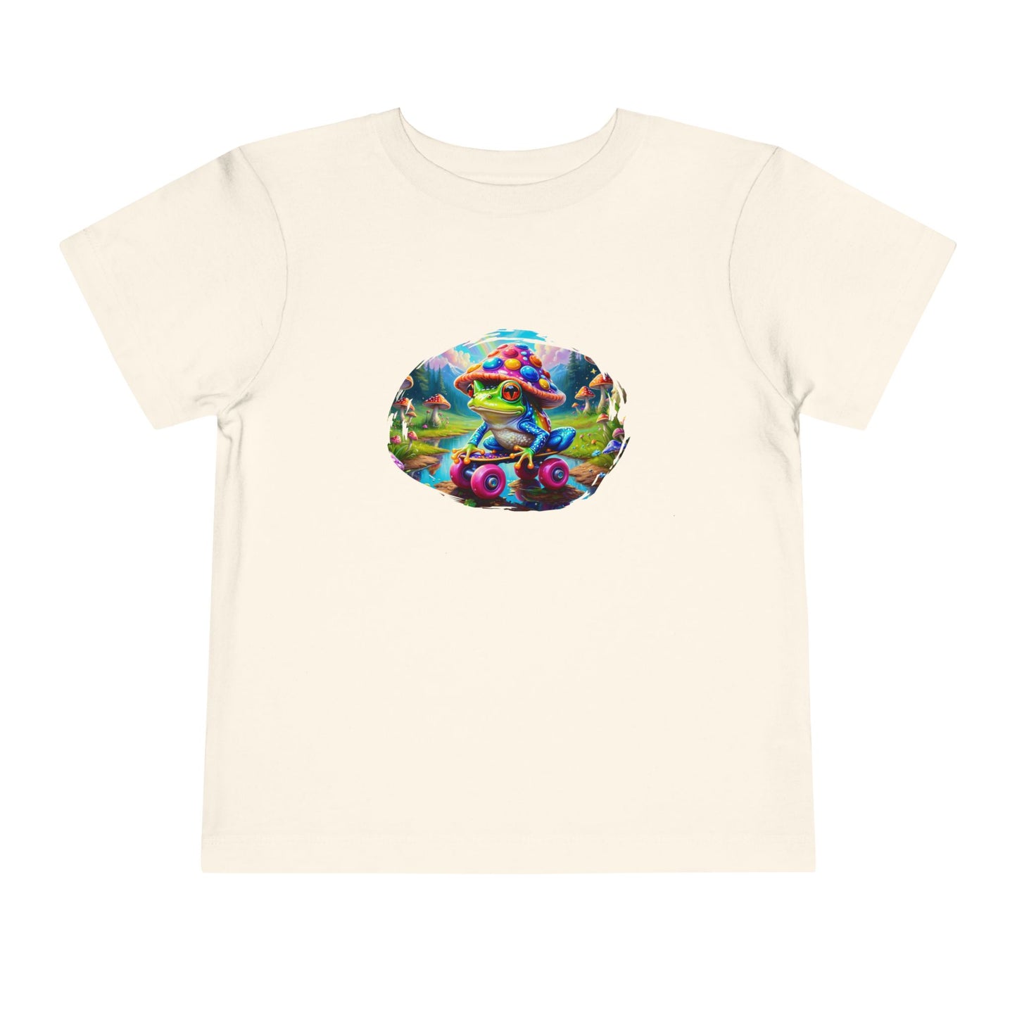 Cute Skater Frog Children's Graphic Tshirt Kid's Clothing