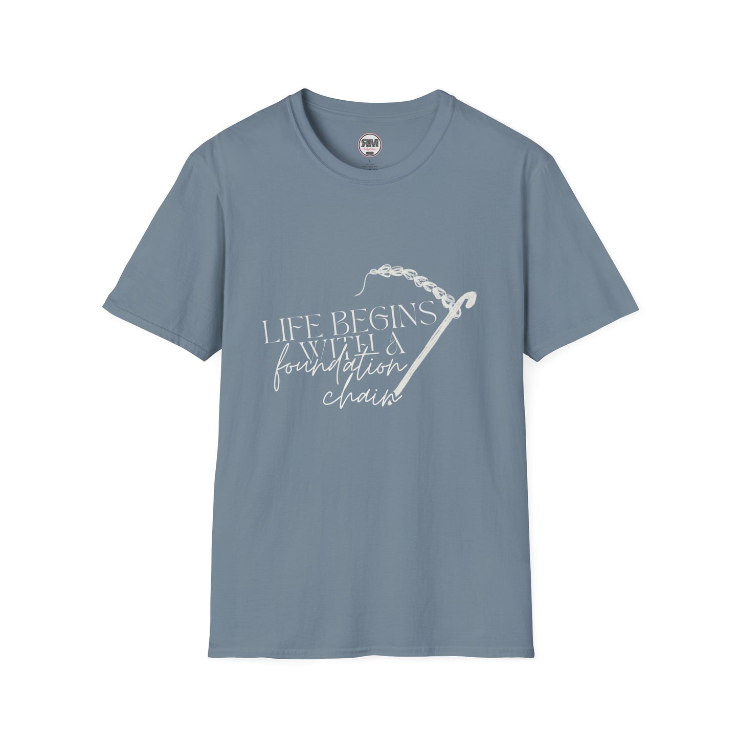 Life Begins With a Foundation Chain Tee