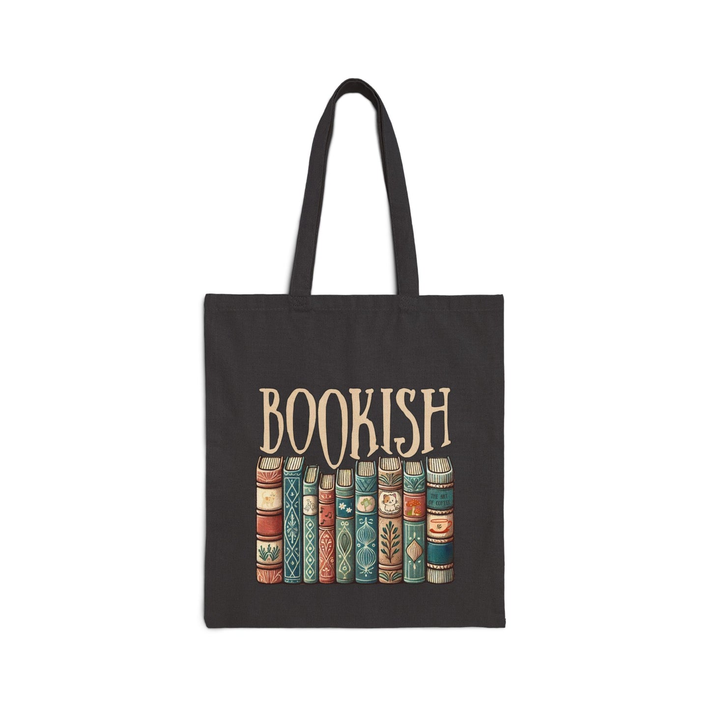 Bookish Cotton Canvas Library Bag Printify